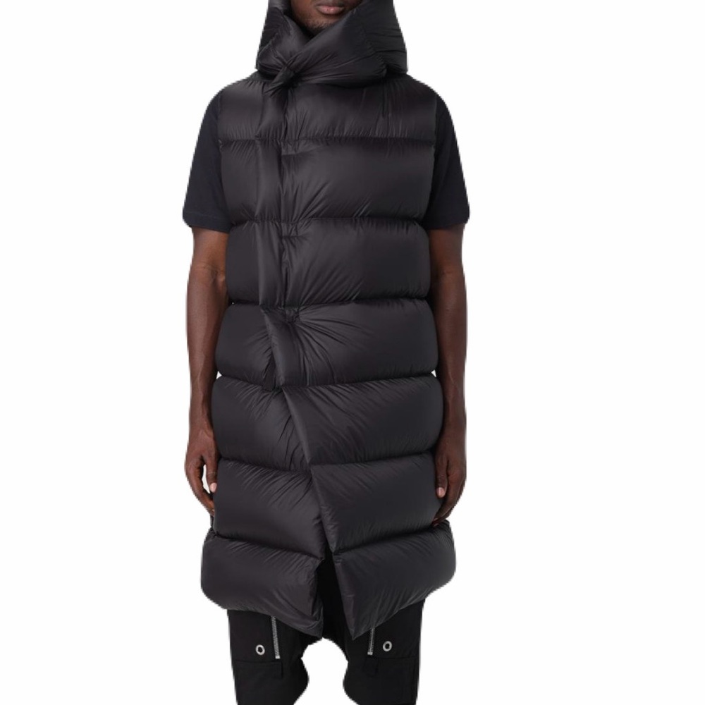 Rick Owen’s Hooded Nylon Down Puffer Vest